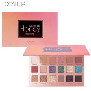 18 Colors Matte and Glitter Eyeshadow Makeup Sweet as Honey